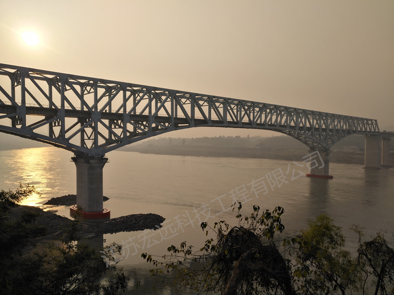 成贵铁路菜坝岷江特大桥